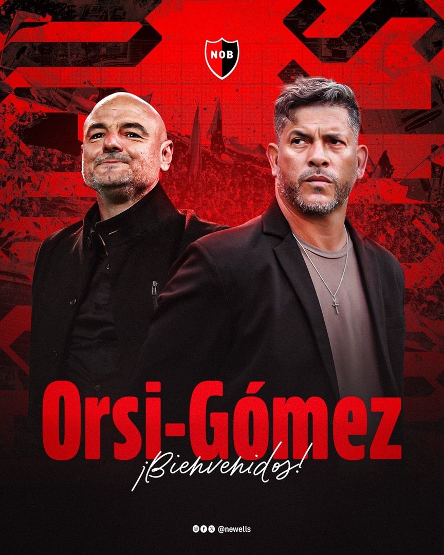 Sergio Gómez y Flavio Orsi en Newell´s