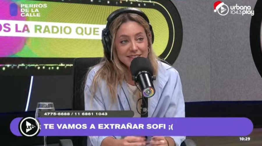 Sofi Martinez se fue de Perros de la Calle