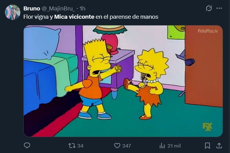 Mejores memes de la pelea entre Flor Vignia y Mica Viciconte