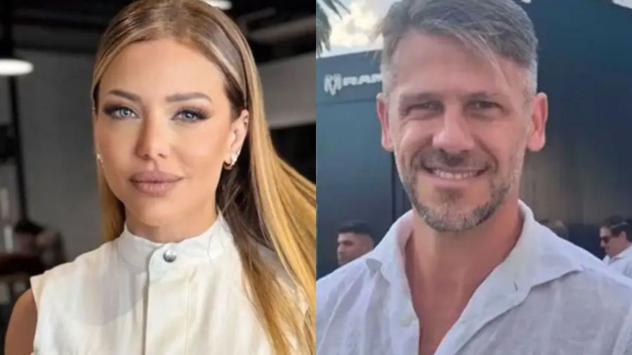 Evangelina Anderson y Martín Demichelis