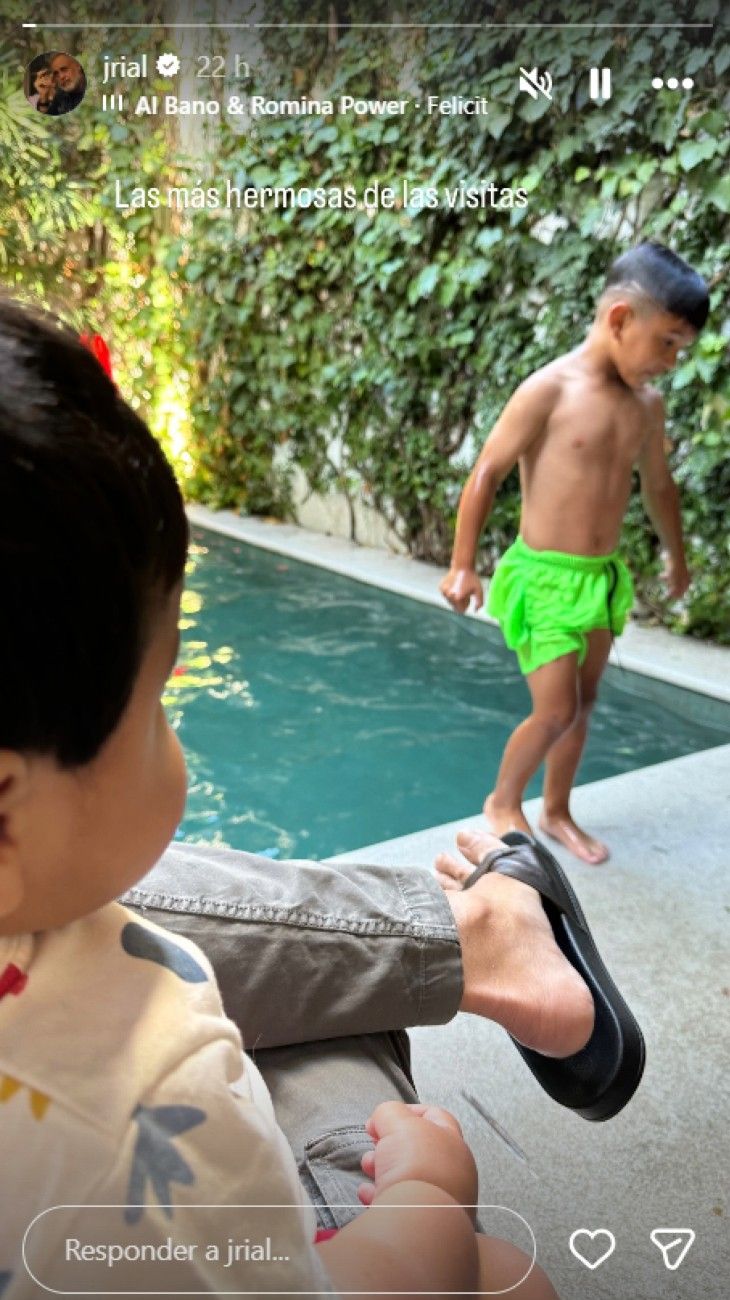 Jorge Rial mostró el especial reencuentro de sus nietos