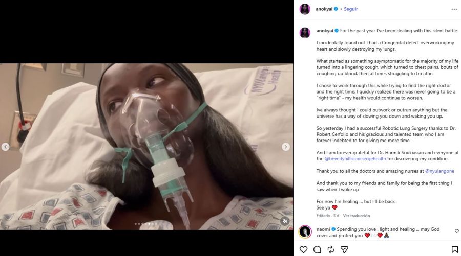 Anok Yai habla de su enfermedad