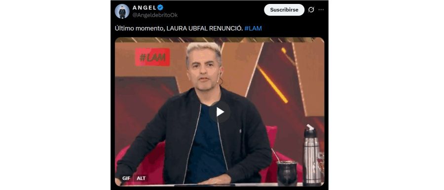 La renuncia de Laura Ubfal