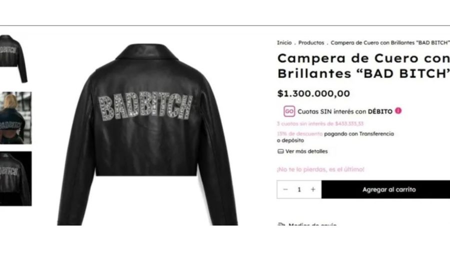 Los precios de la ropa de Wanda Nara