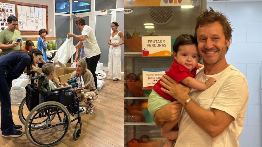 Benjamín Vicuña visitó la Casa Ronald de Buenos Aires