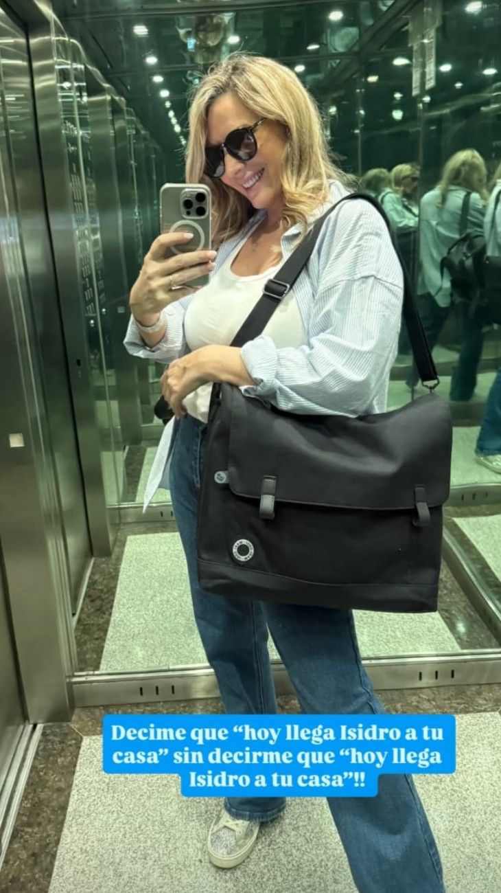 El hijo de Rocío Marengo de alta