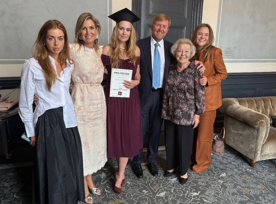 Máxima Zorreguieta, Rey Guillermo, Princesa Amalia, Princesa Alexia, Princesa Ariane