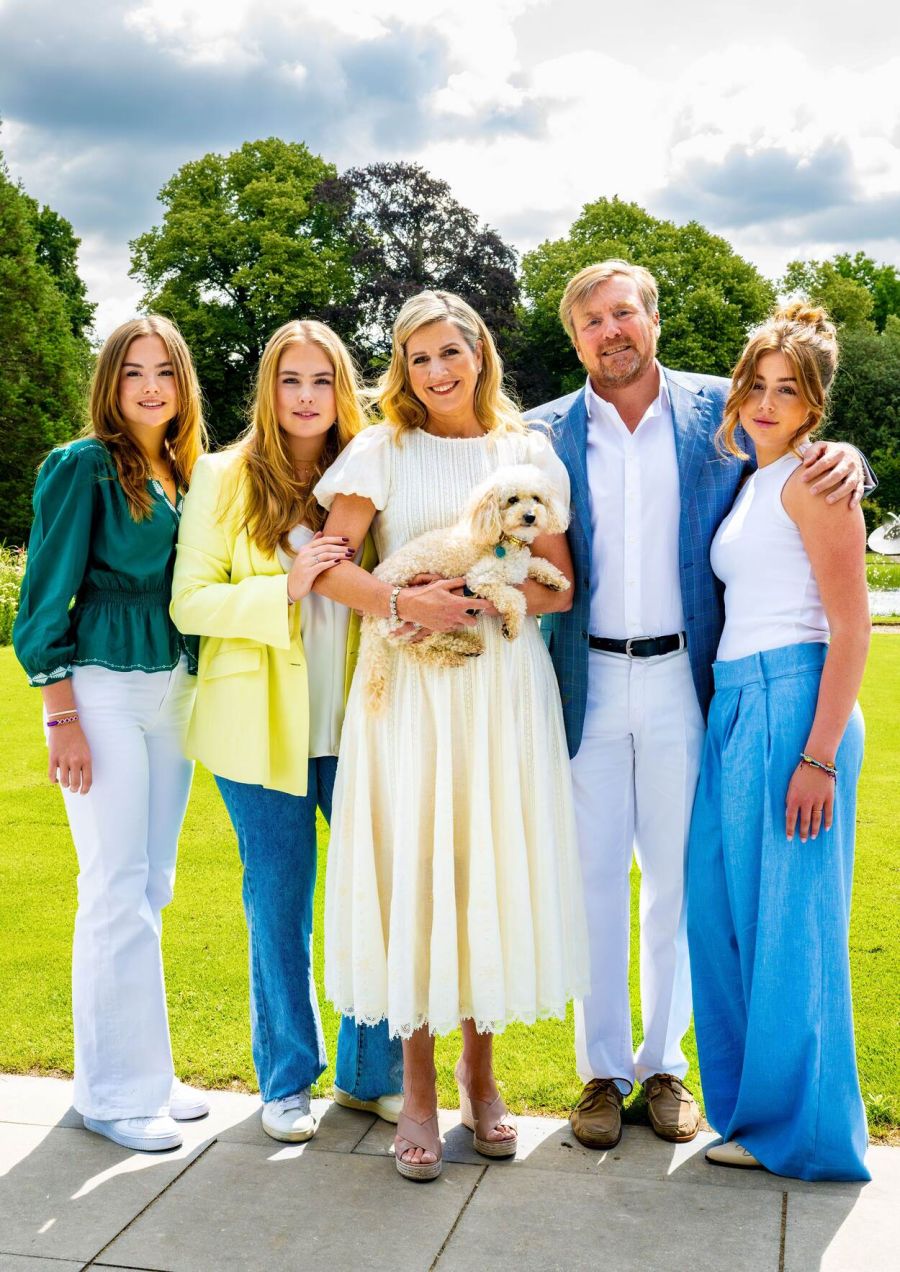 Máxima Zorreguieta, Rey Guillermo, Princesa Amalia, Princesa Alexia, Princesa Ariane