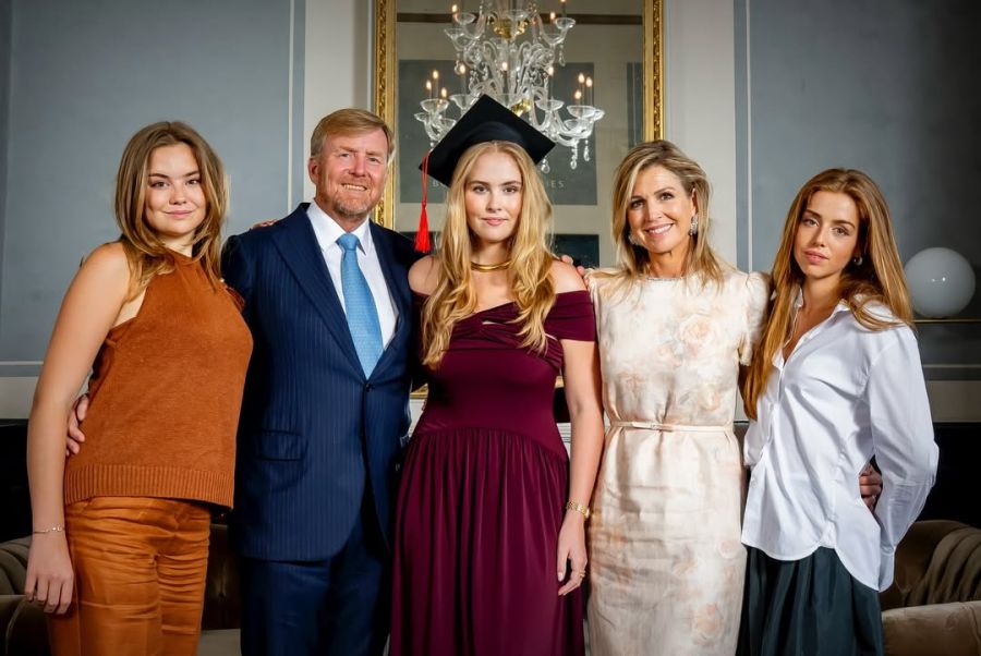 Máxima Zorreguieta, Rey Guillermo, Princesa Amalia, Princesa Alexia, Princesa Ariane
