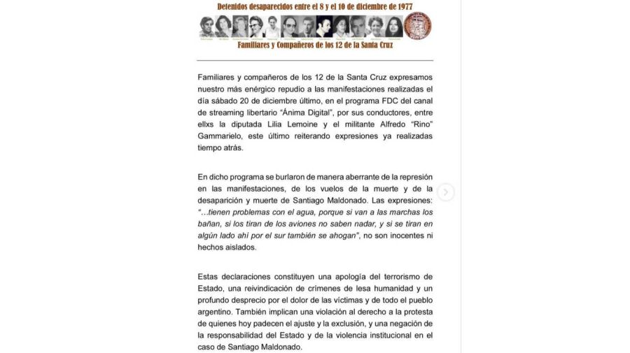 Memoria, la Verdad y la Justicia 20251223