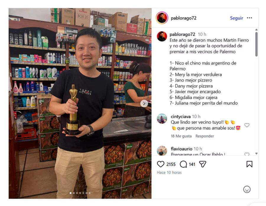 Pablo Rago reinventó los “Martín Fierro”