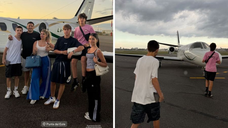 Wanda Nara de viaje en Punta del Este