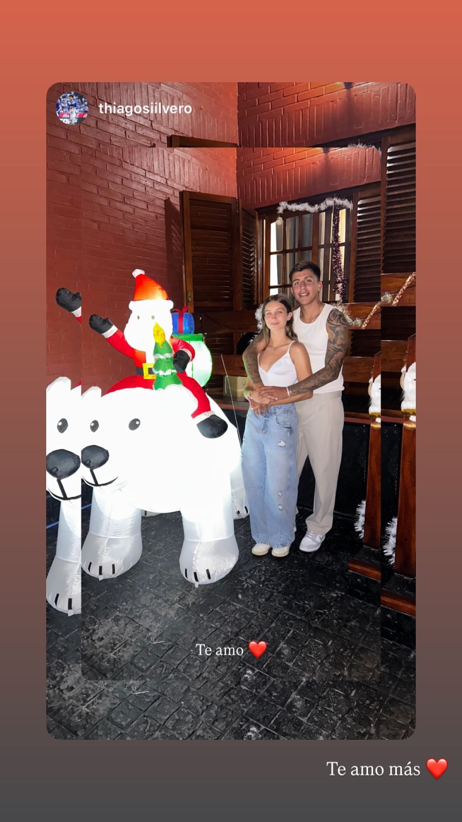 Indiana Cubero mostró su Navidad en familia y con su novio