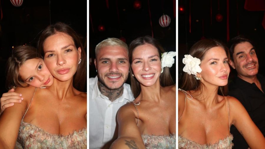 La Navidad de la China Suárez y Mauro Icardi