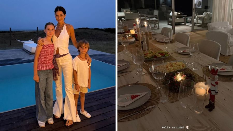 La Navidad en Punta del Este de María Vázquez, Zaira y Wanda Nara, Angie Landaburu