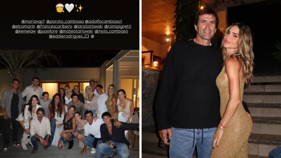 La Navidad en Punta del Este de María Vázquez, Zaira y Wanda Nara, Angie Landaburu
