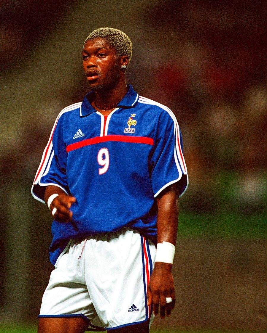 Djibril Cissé con la Selección de Francia