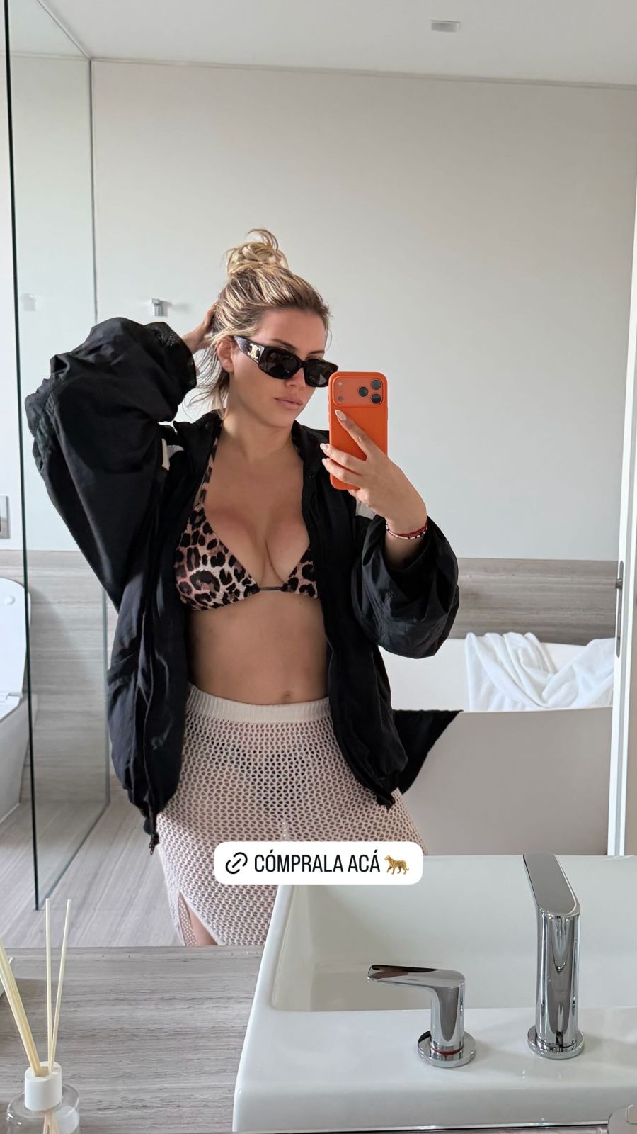 Famosas con bikini animal print