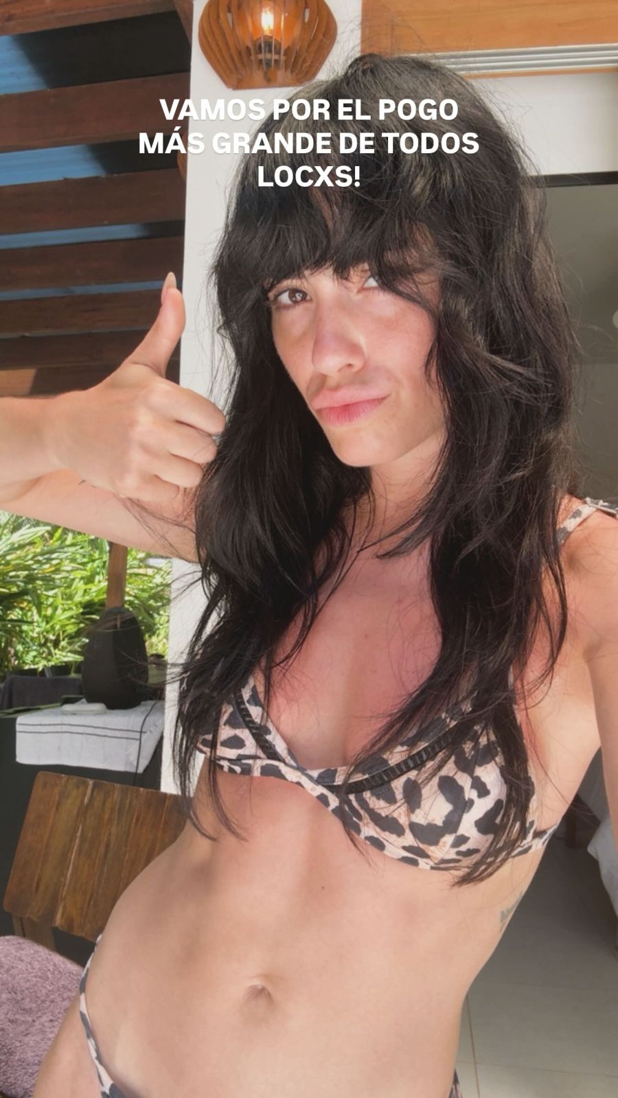 Famosas con bikini animal print