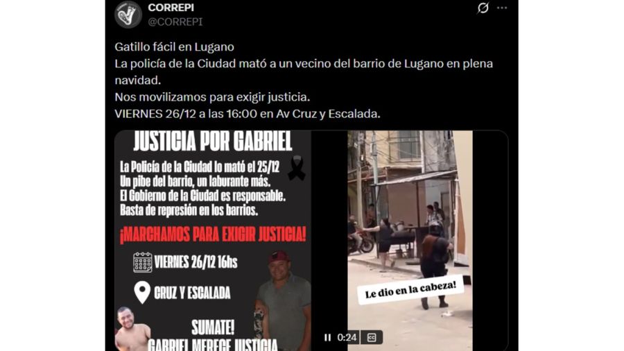 Investigan la muerte de un hombre durante un operativo en Lugano 20251226