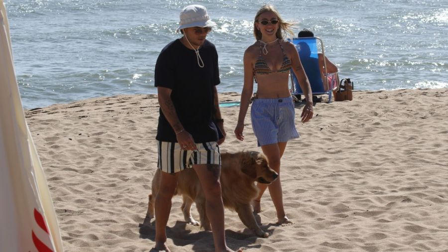 Morena Beltrán y Lucas Blondel