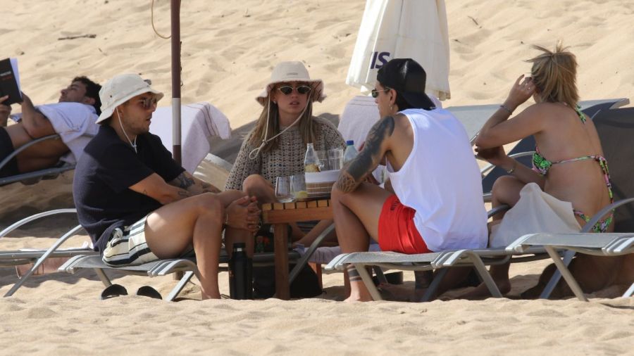 Morena Beltrán y Lucas Blondel