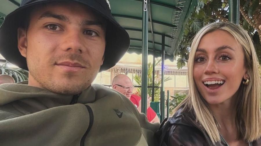 Morena Beltrán y Lucas Blondel