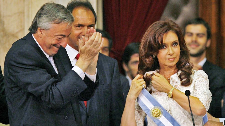 Néstor y Cristina Kirchner