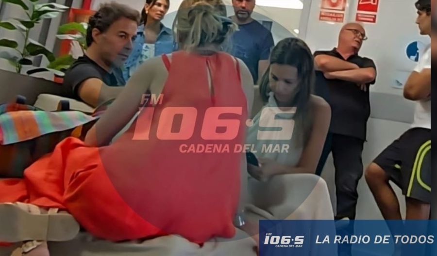 Pampita y Martín Pepa en el sanatorio Cantegril de Punta del Este