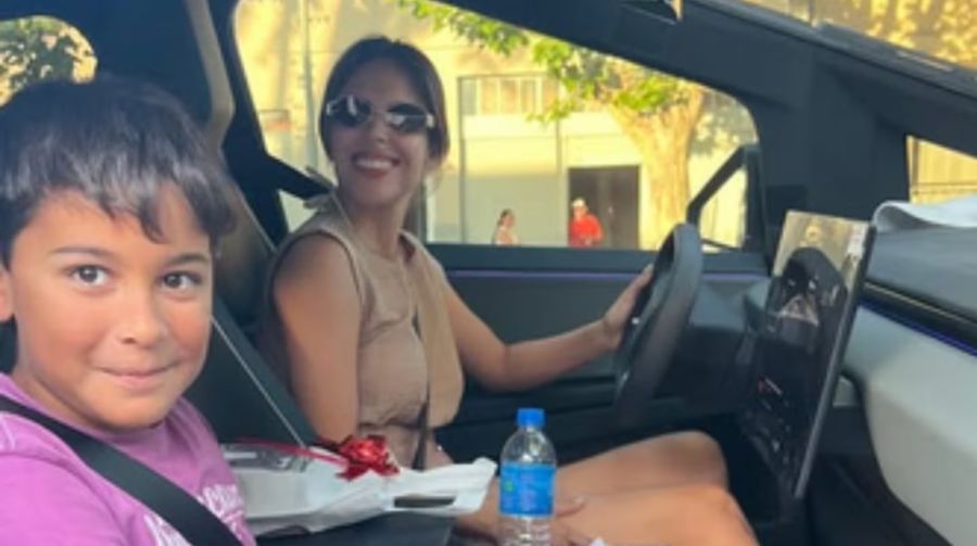 Barby Franco le cumplió el sueño a un nene