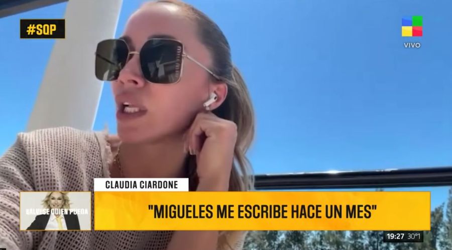 Claudia Ciardone contra Martin Migueles