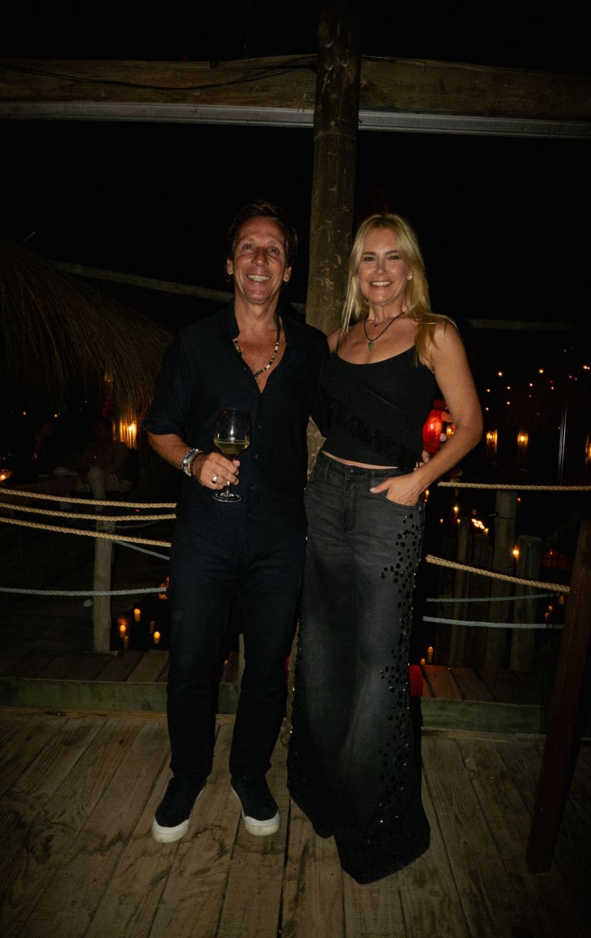 Valeria Mazza y Alejandro Gravier en Punta del Este