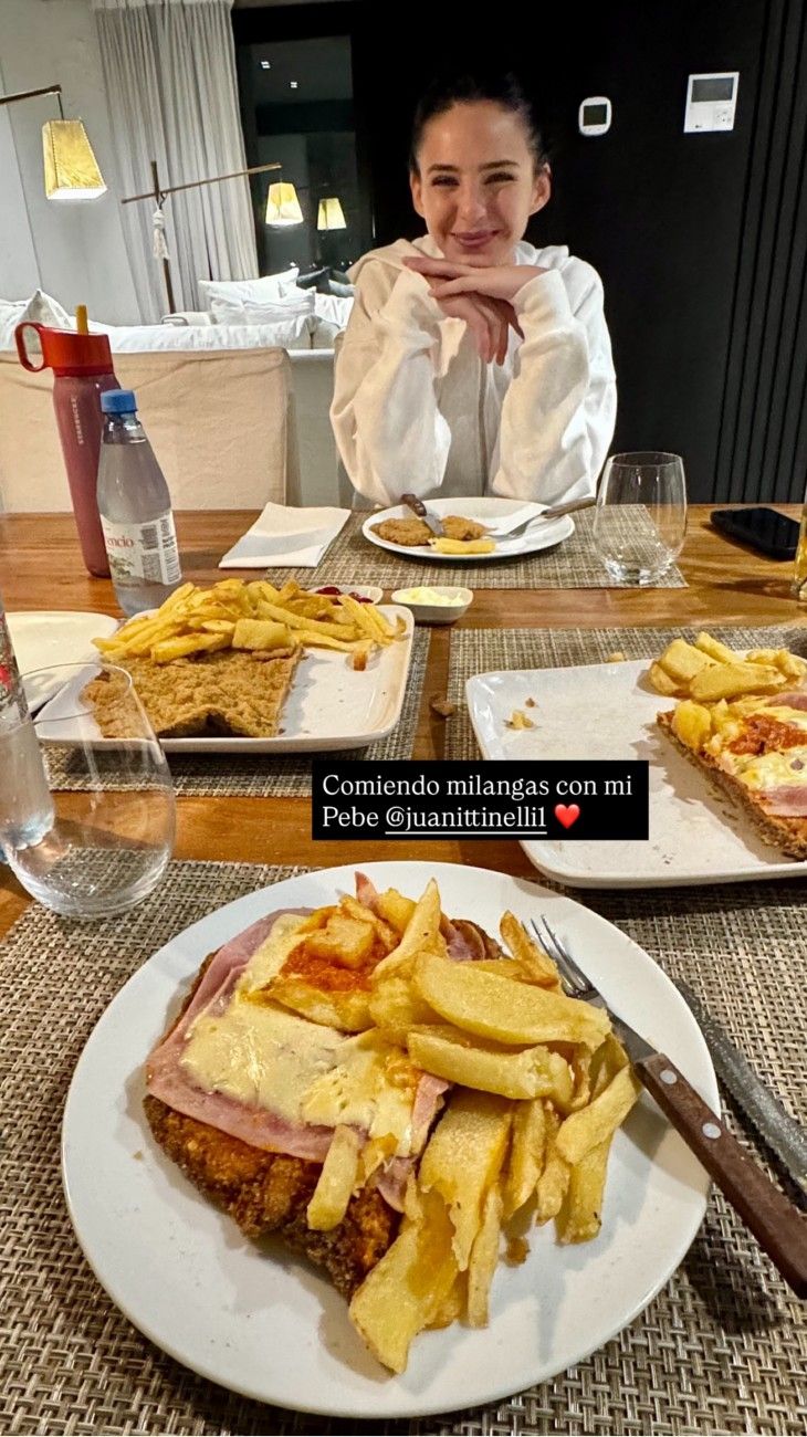 Marcelo Tinelli y su hija Juanita