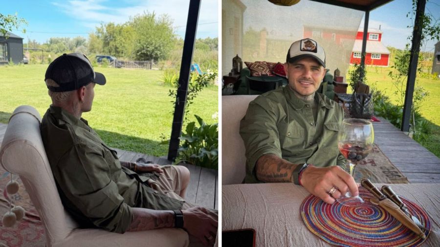 Mauro Icardi y la China Suárez en Pilar