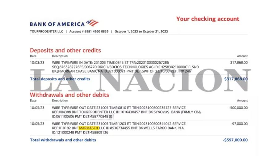 Registros confidenciales que obtuvo LA NACION AFA