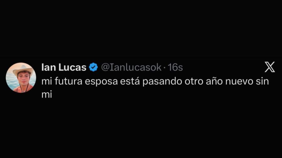 El mensaje de Ian Lucas que alimenta los rumores de su relación con Evangelina Anderson