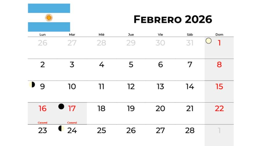 Feriados Calendario 2026 30122025