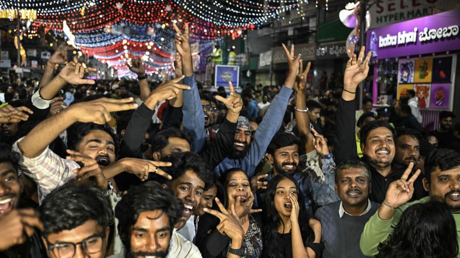 Festejos de Año Nuevo en India 31122025