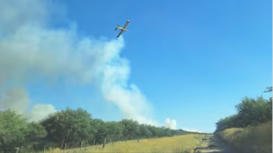 Incendio en La Pampa