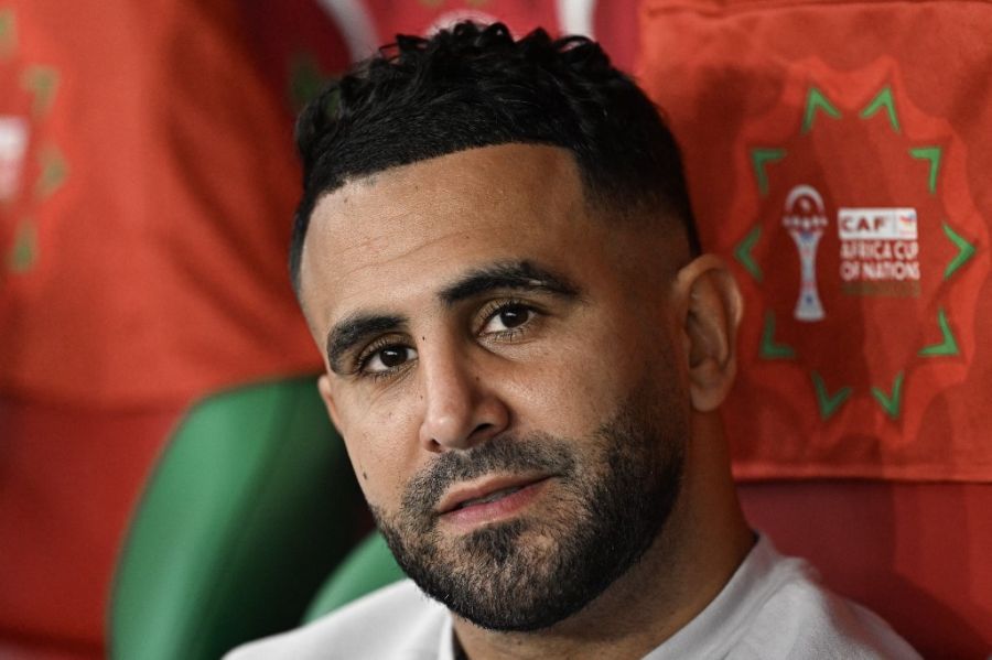 Mahrez con la Selección de Argelia