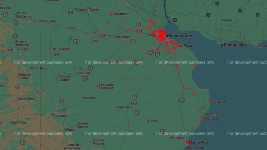 Radares de velocidad en las rutas a la Costa 