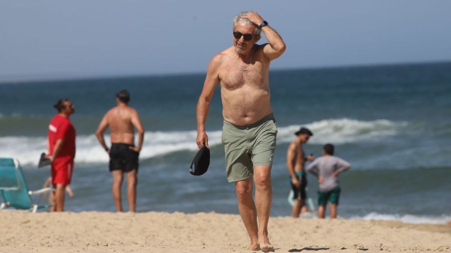 Ricardo Darín, Florencia Bas y su hija Clara en Uruguay
