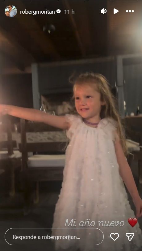 Anita García Moritán en Año Nuevo