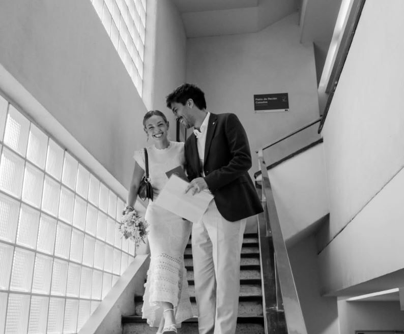 Bauti Lena se casó con Delfina Villagra