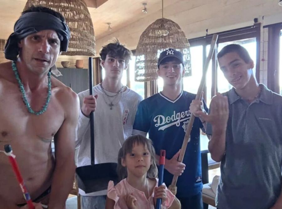 Silvestre y Alí, los hijos de Gonzalo Valenzuela y Juana Viale