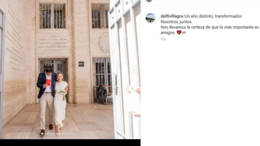 Bautista Lena y Delfi Villagra