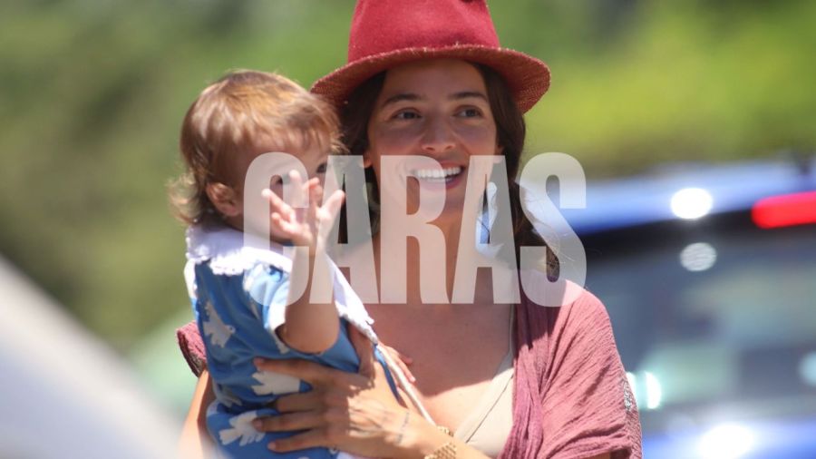 Calu Rivero y su hija Bee en Punta del Este