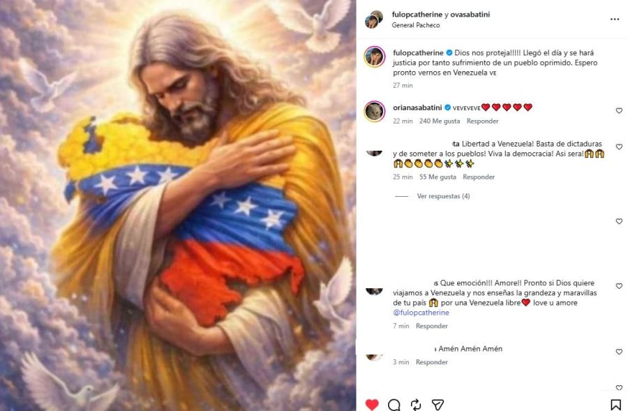 Catherine Fulop reacciona a la captura de Nicolás Maduro