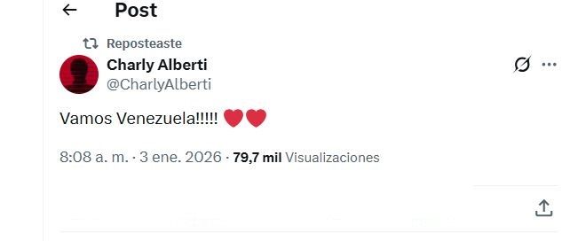 Famosos reaccionan al ataque de Estados Unidos a Venezuela y captura de Nicolás Maduro