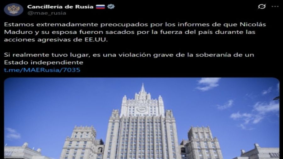 Rusia apoyo Maduro